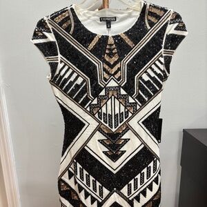 Express Sequins New Years/Holiday Dress; X-small; Like New, Tags on